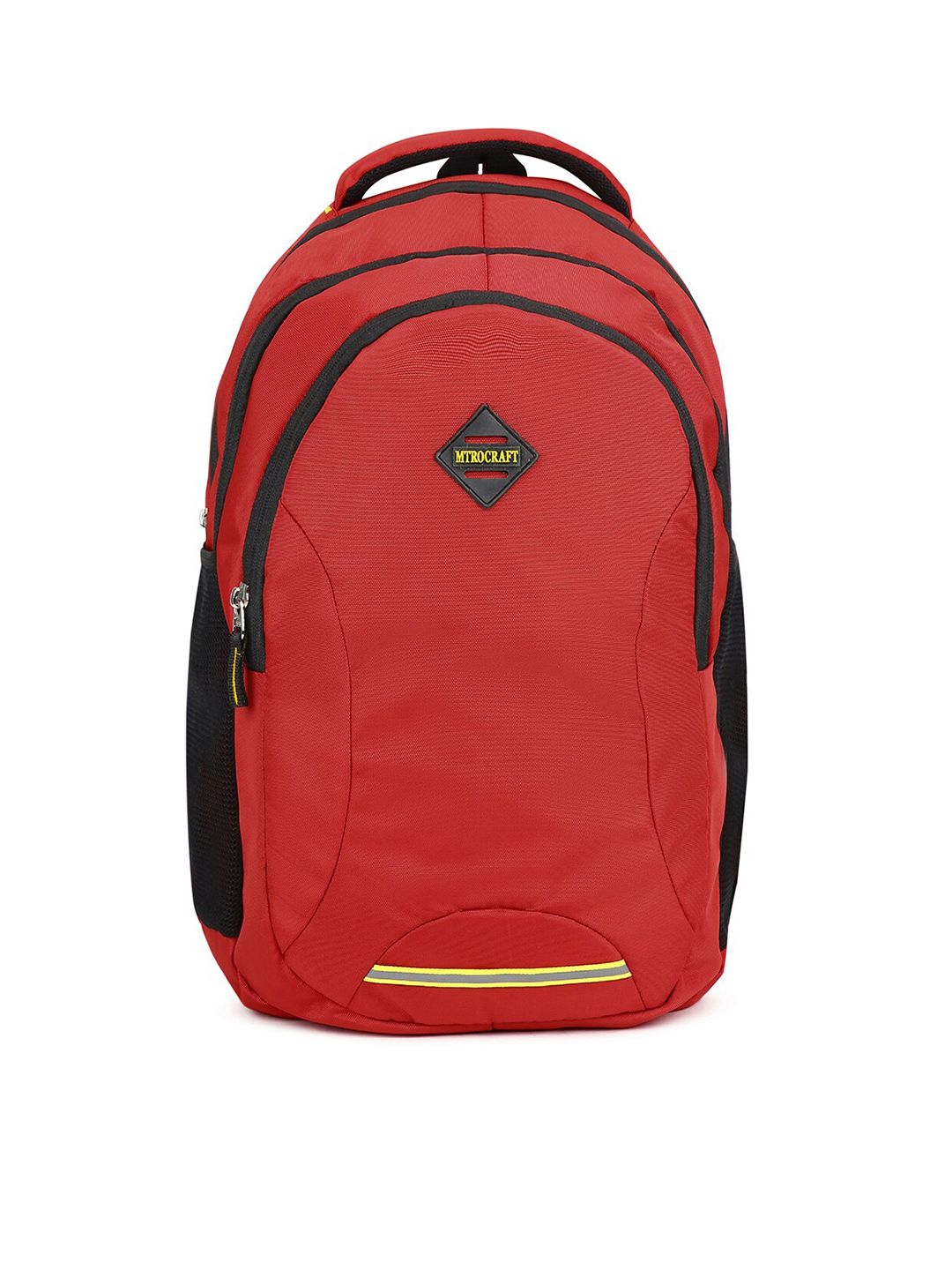 MTROCRAFT Unisex Red Solid Backpack Price in India