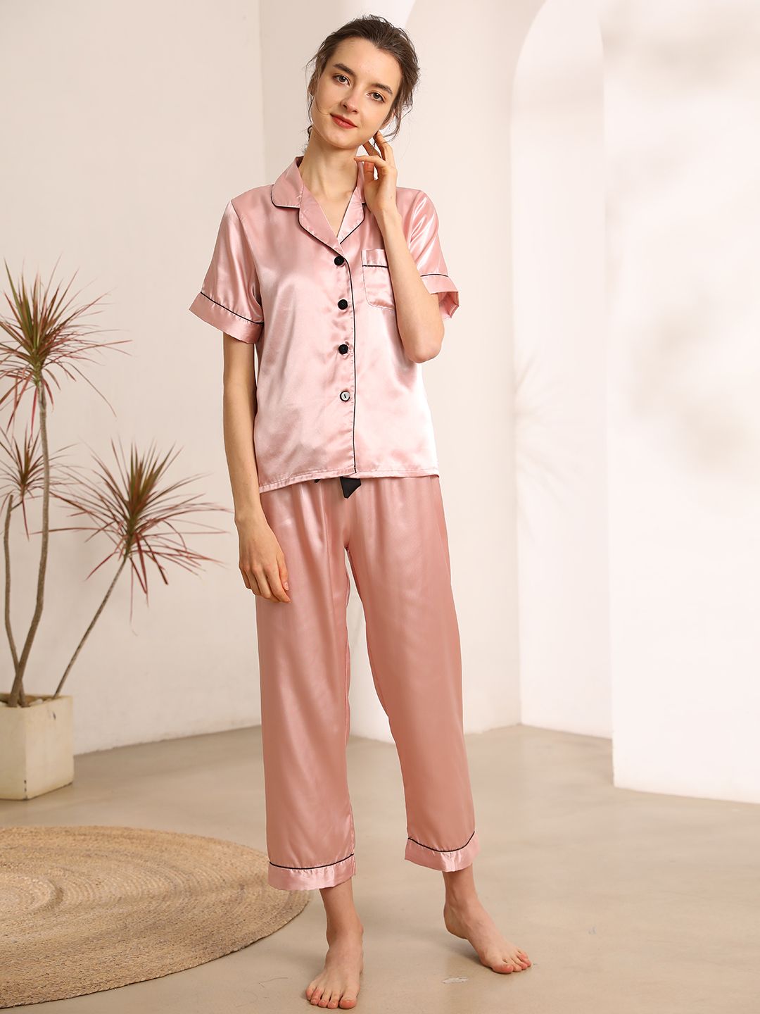 URBANIC Women Pink Night suit Price in India