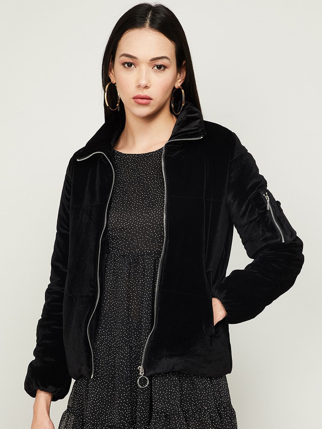 Ginger by Lifestyle Women Black Tailored Jacket Price in India