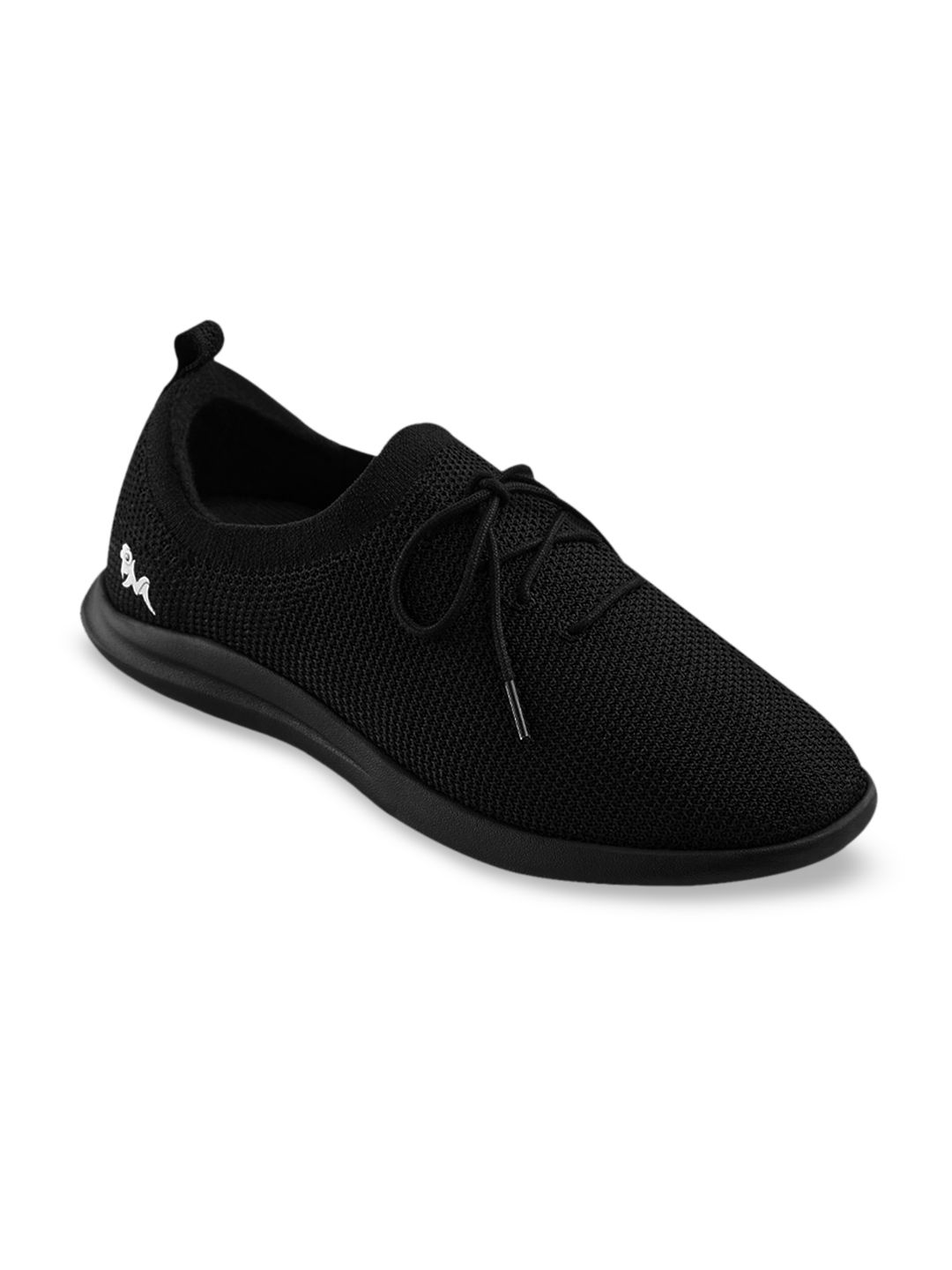 NEEMANS Unisex Black Re-Live Knit Sneakers Price in India