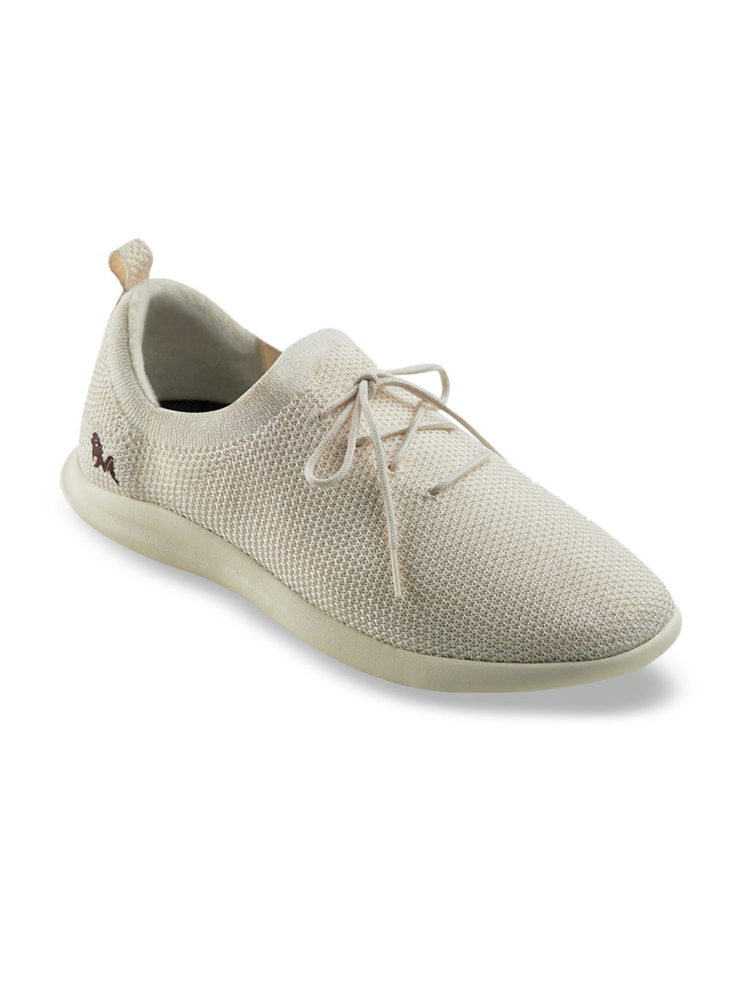 NEEMANS Unisex Ivory Re-Live Knit Sneakers Price in India