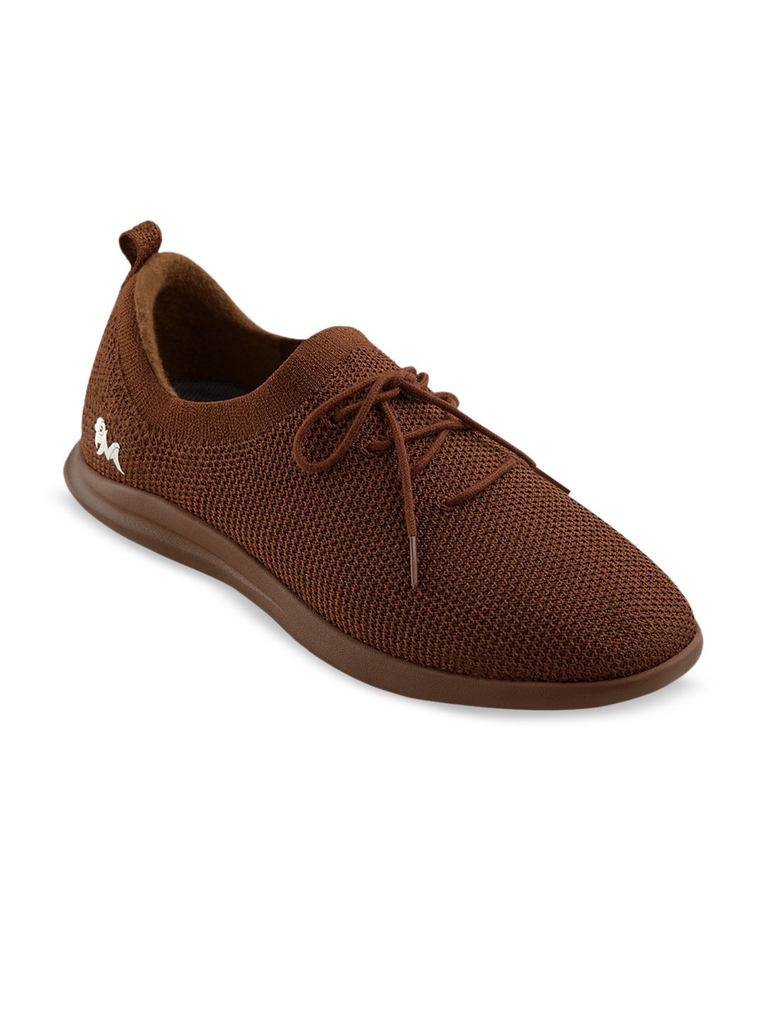 NEEMANS Unisex Brown Re-Live Knit Sneakers Price in India