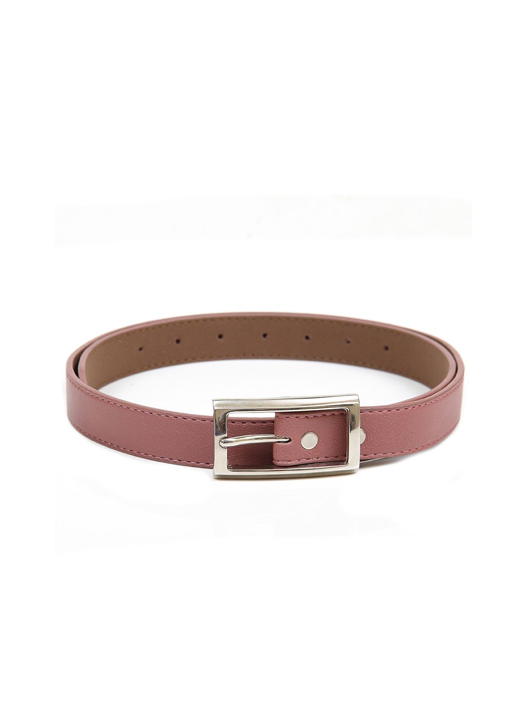 Calvadoss Women Mauve Solid Slim Casual Belt Price in India