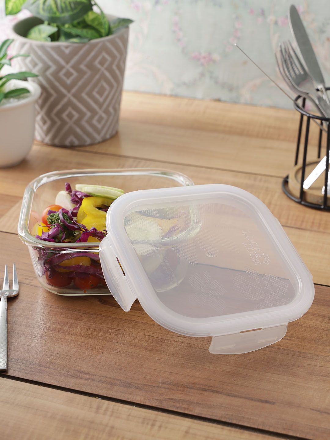 Lock & Lock Transparent Solid Airtight Food Storage Container Price in India