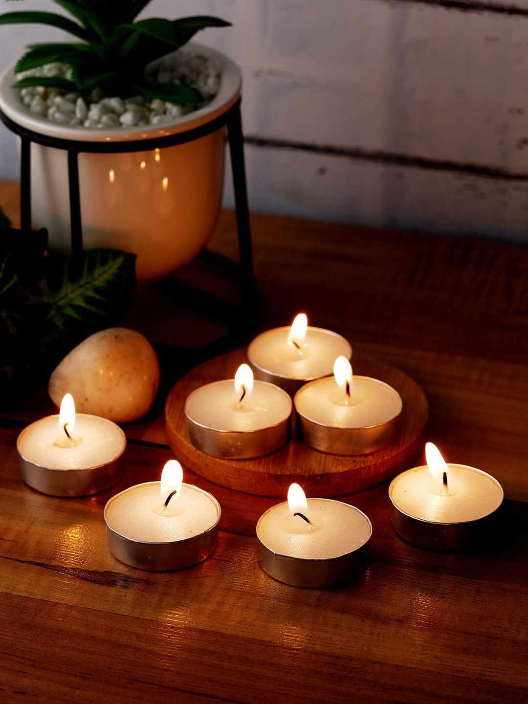 Abode Set Of 100 Tea Light Candles Price in India