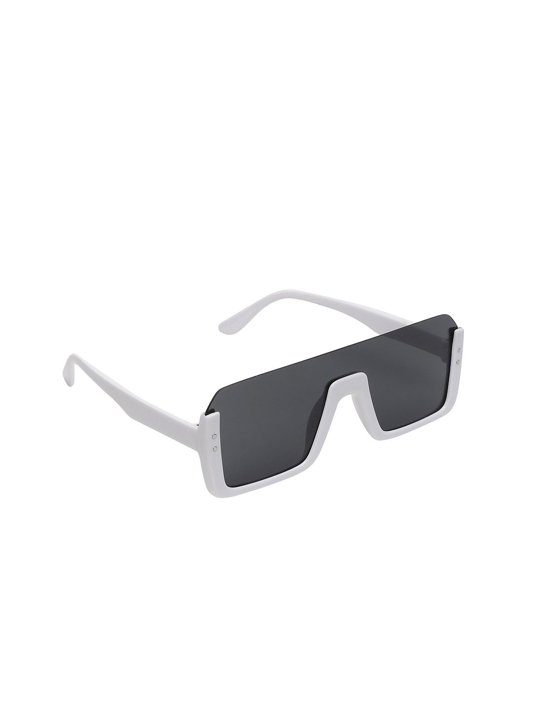 CELEBRITY SUNGLASSES Unisex Grey Lens & White Square Sunglasses - CL-MF-Akshay-02 Price in India