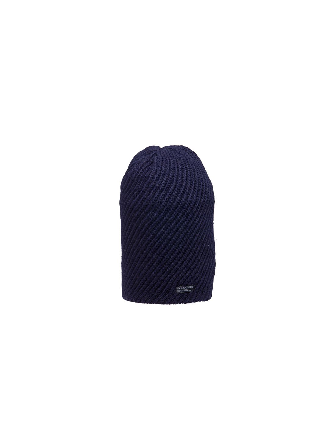 513 Women Navy Blue Knitted Beanie Price in India