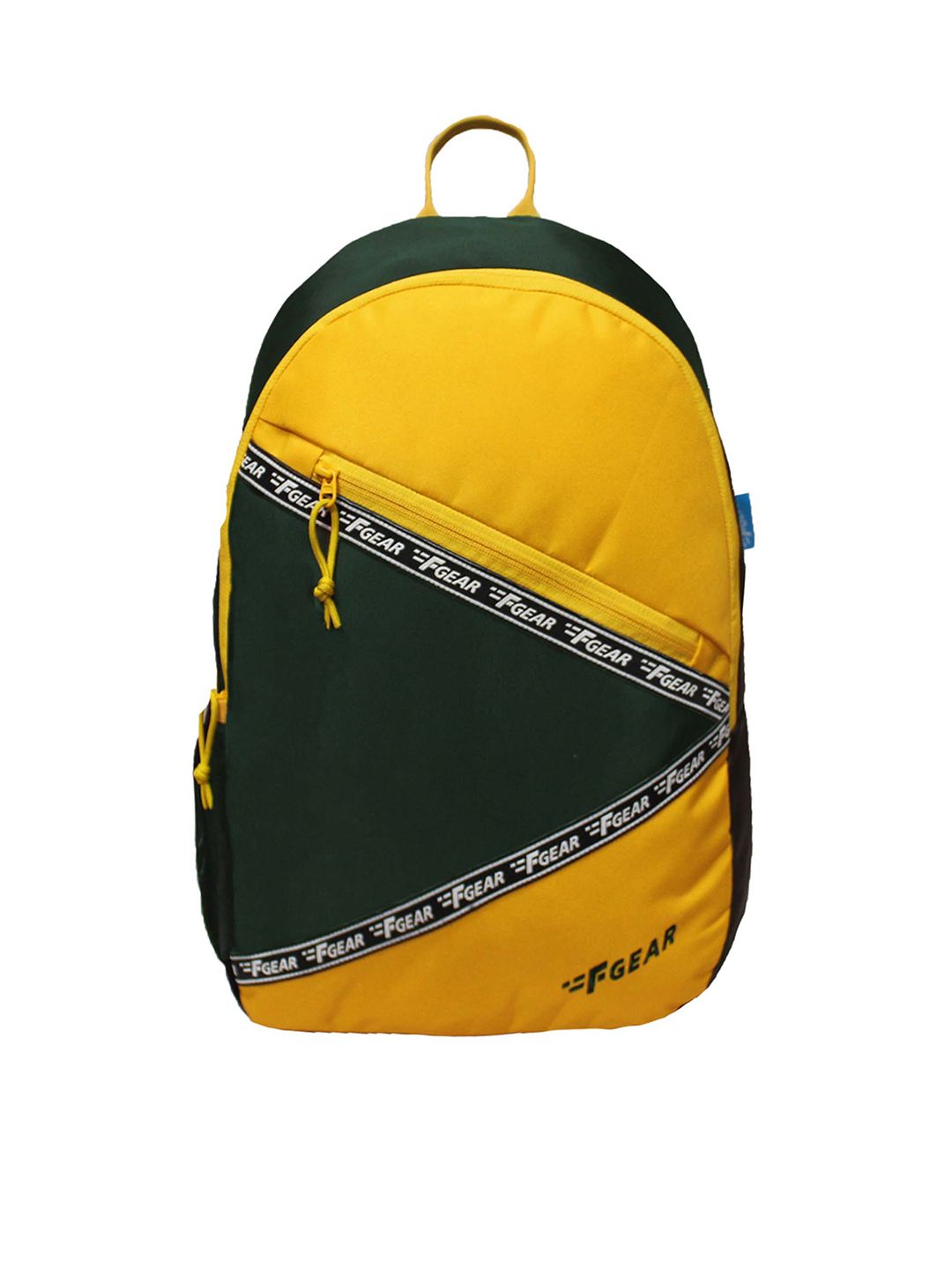 F Gear Unisex Green & Yellow Colourblocked Inferno Spruce Casual Backpack Price in India