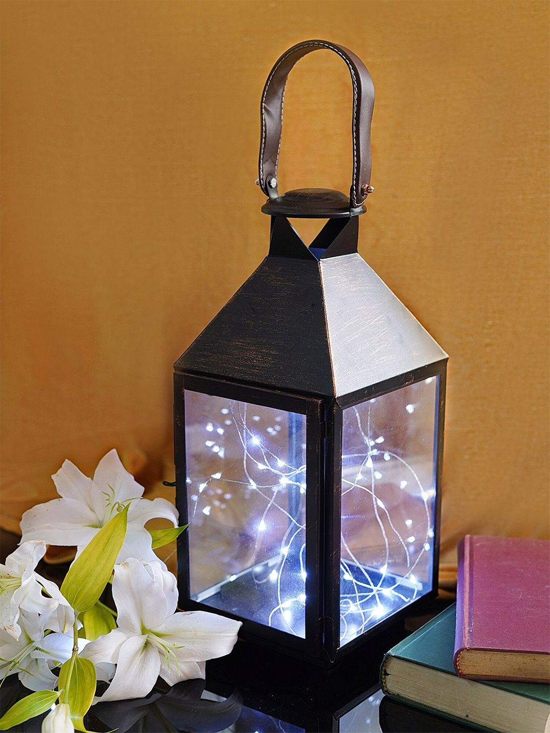 Folkstorys Black Contemporary Handcrafted Table Lamp Price in India