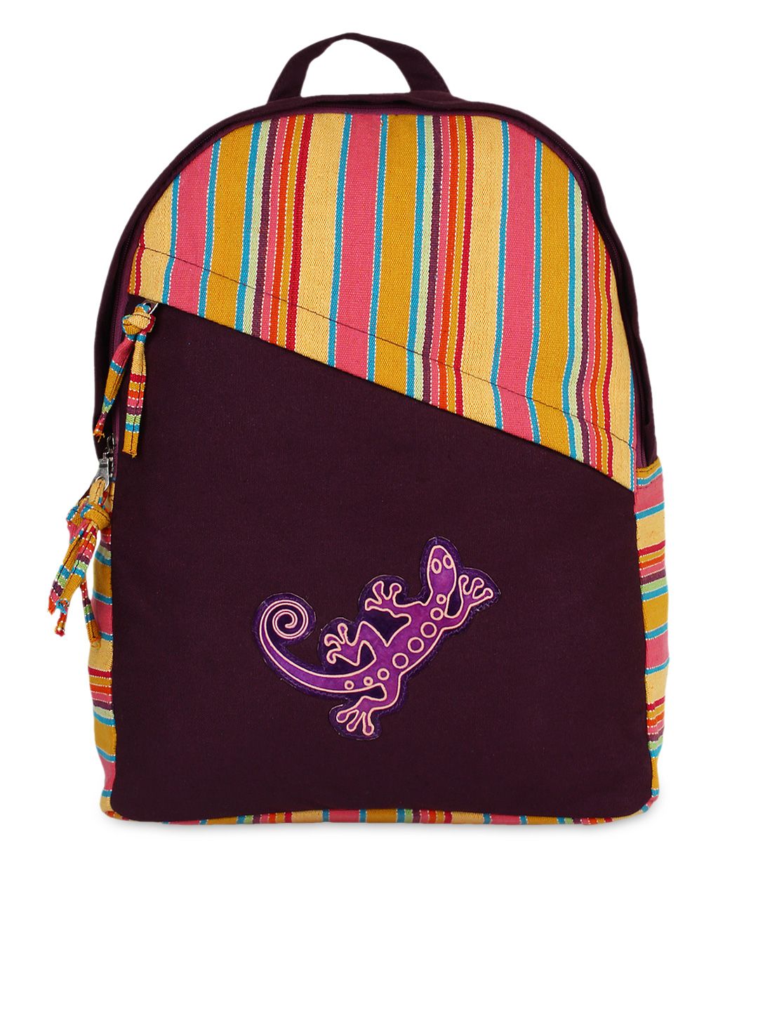 Anekaant Women Purple Backpack Price in India