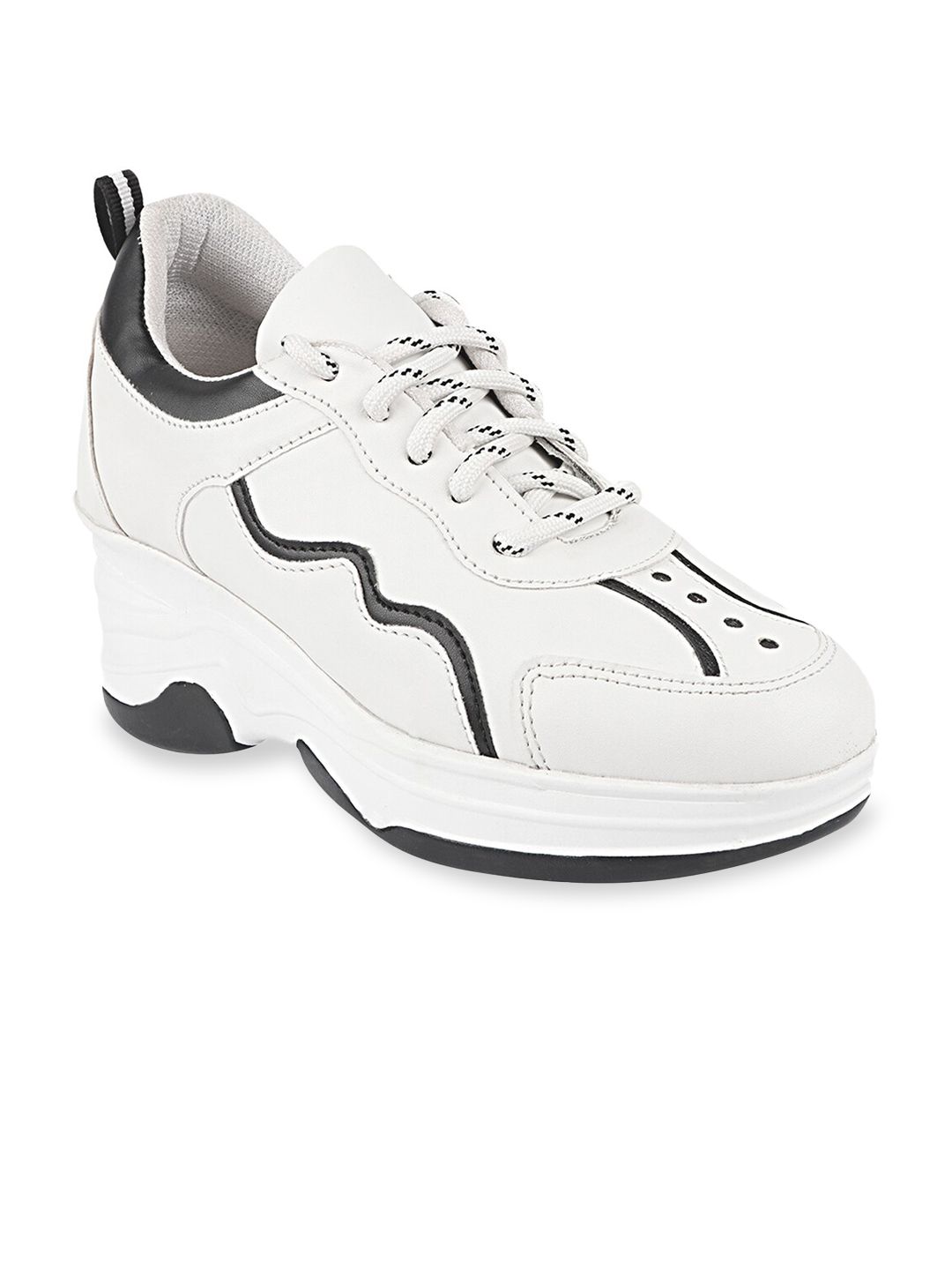 Shoetopia Women White Walking Non-Marking Shoes Price in India