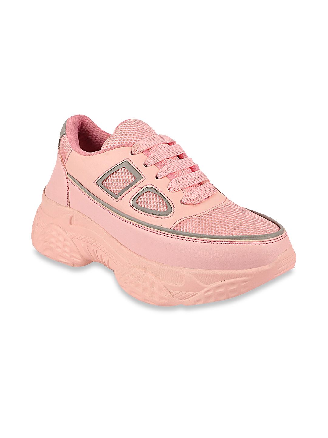 Shoetopia Women Pink Walking Non-Marking Shoes Price in India