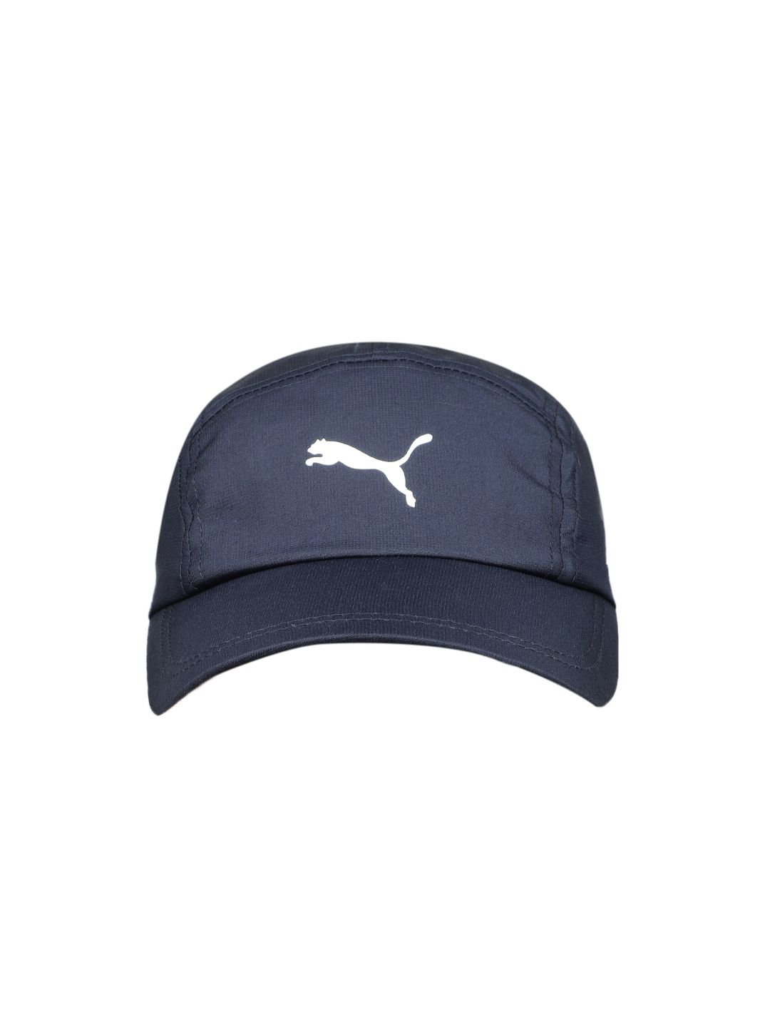 Puma Unisex Navy Blue Solid Polyester Baseball Cap Price in India