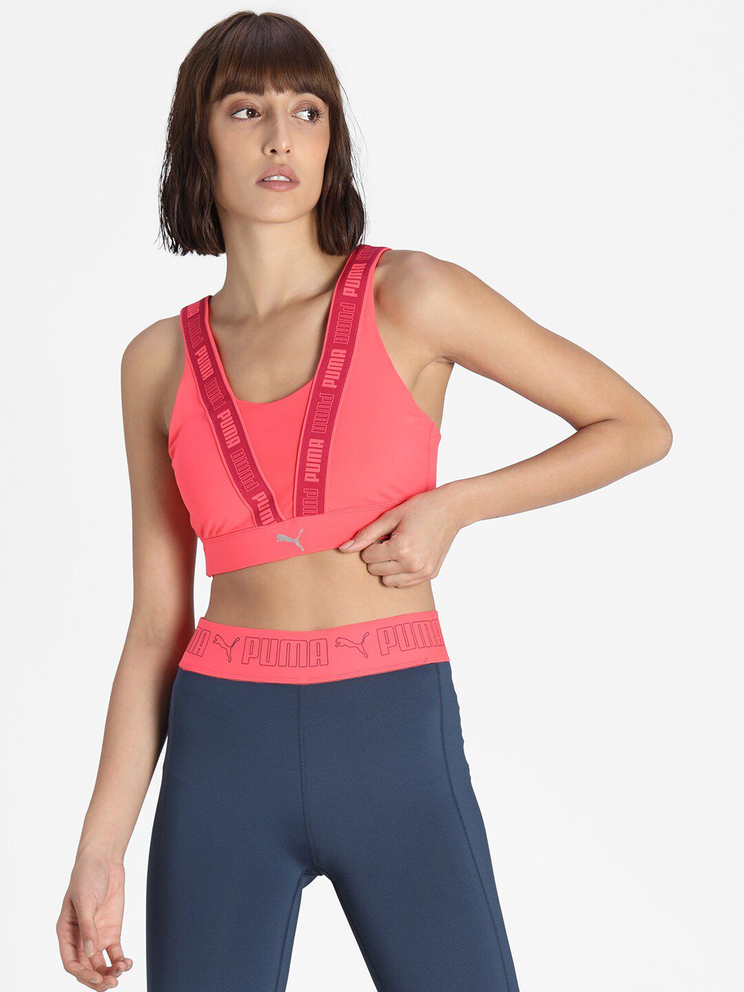 Puma Pink Workout High Impact Fast Bra Price in India