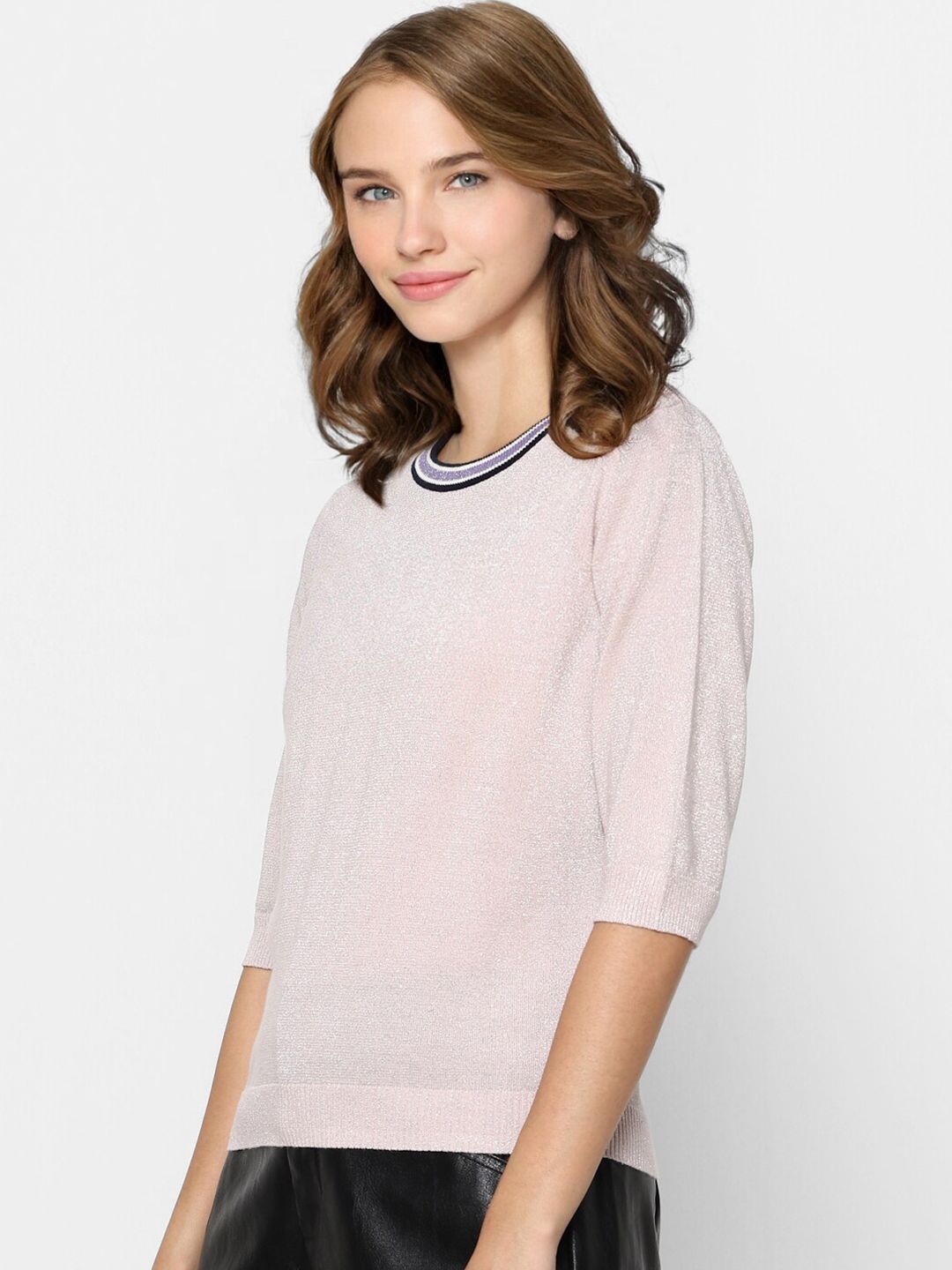 ONLY Women Lavender Pullover Price in India