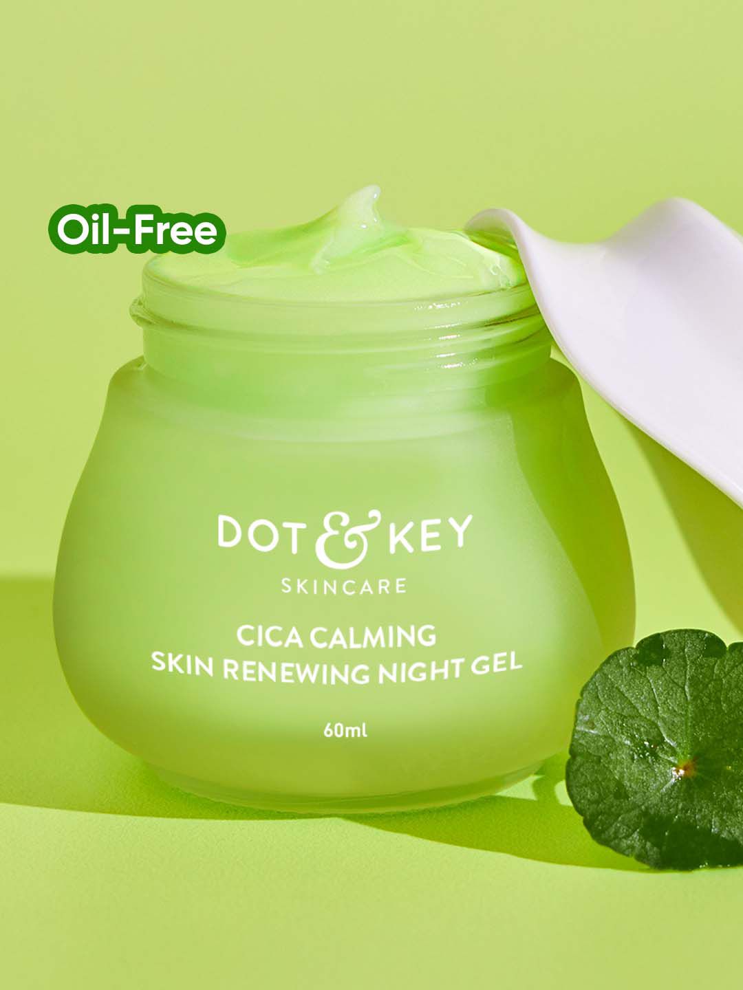 DOT & KEY Cica Niacinamide Night Gel with Tea Tree Oil For Dark Spots & Acne - 60 ml