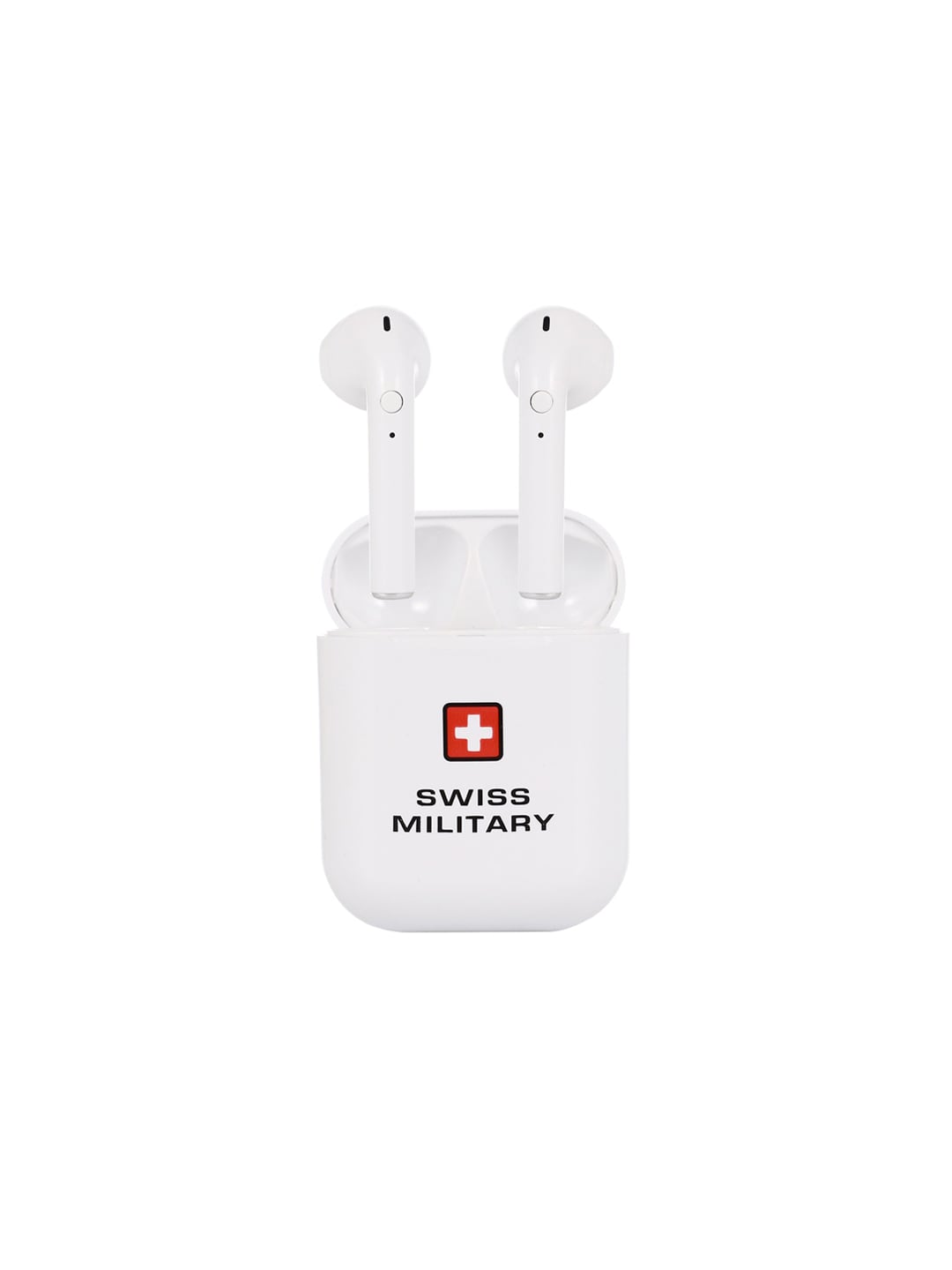 SWISS MILITARY Unisex White Solid True Wireless Earbuds HPH4 Price in India