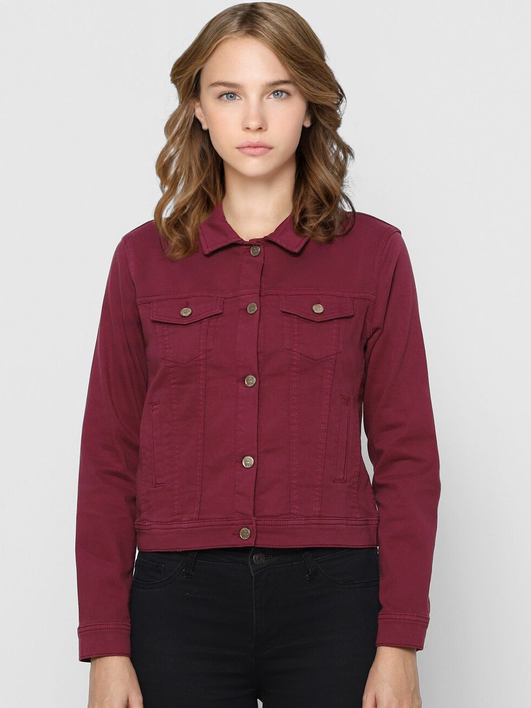 ONLY Women Purple Tailored Jacket Price in India