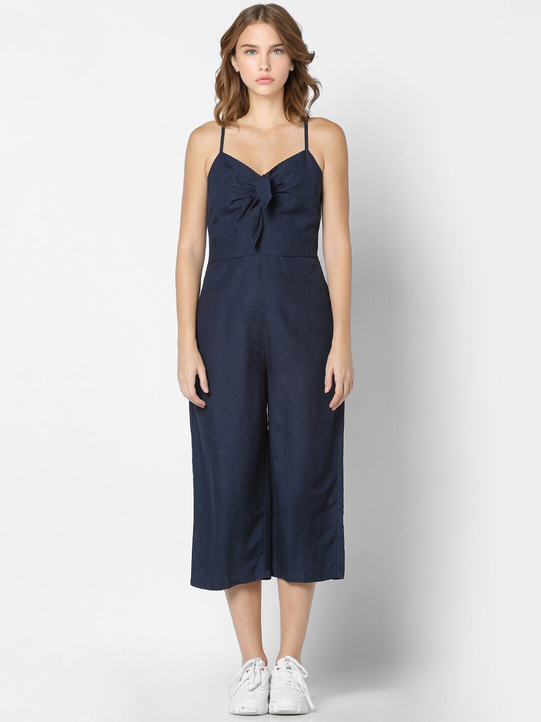 ONLY Navy Blue Basic Jumpsuit Price in India