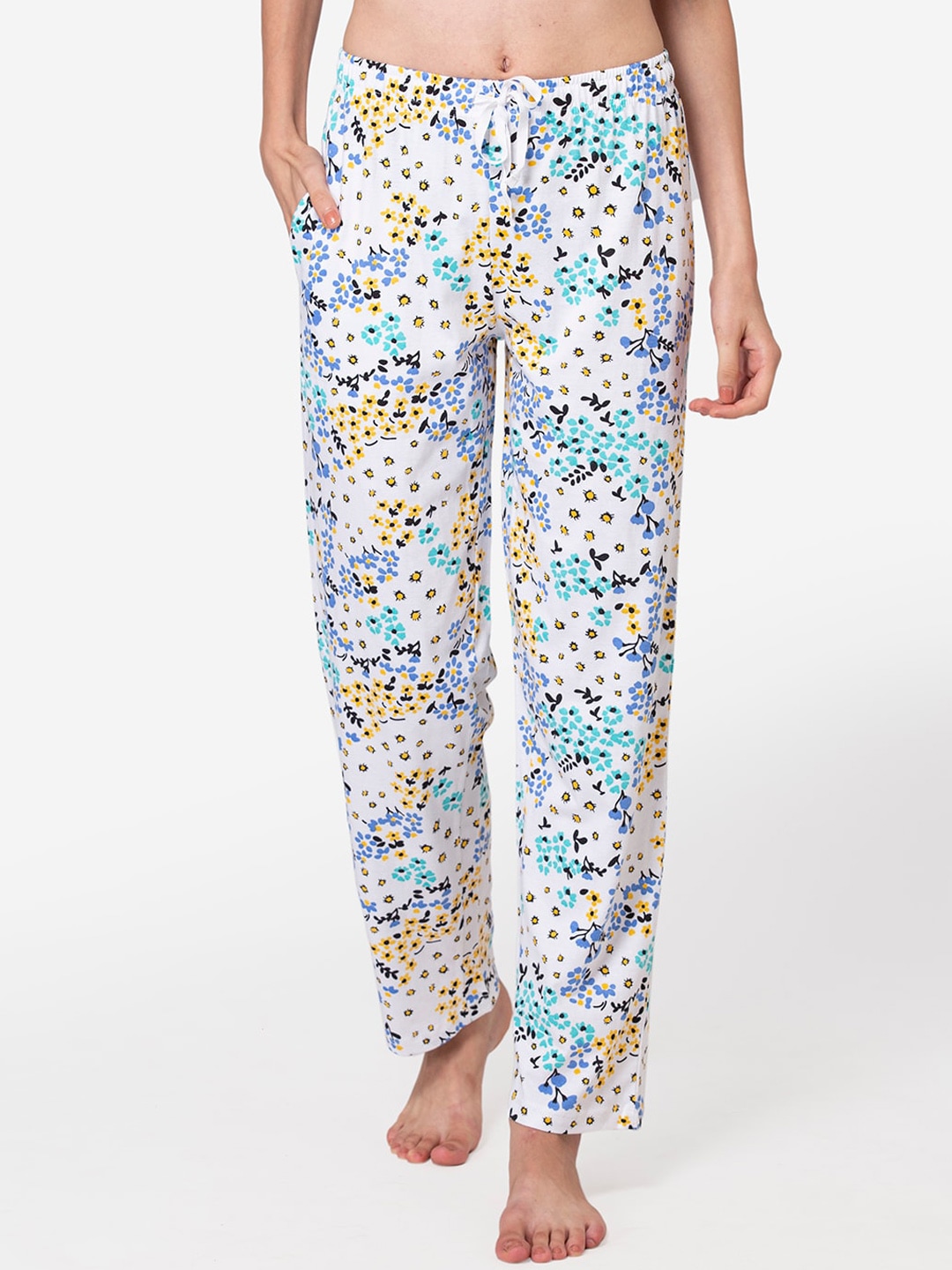 Lounge Dreams Woman Multicolour Cotton pyjamas Price in India