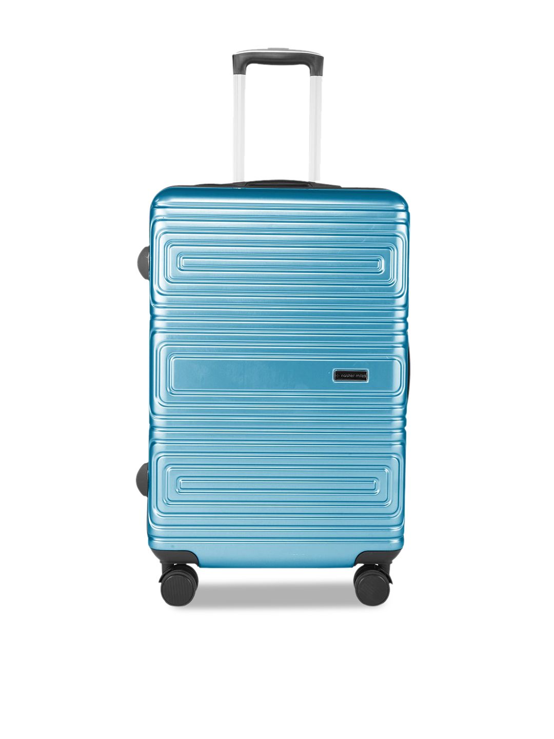 Nasher Miles Blue Solid Dalhousie Hard-Sided Polycarbonate Check-In Luggage Bag Price in India