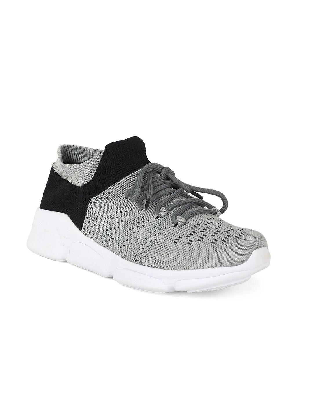 Khadims Men Grey Textile Walking Non-Marking Shoes