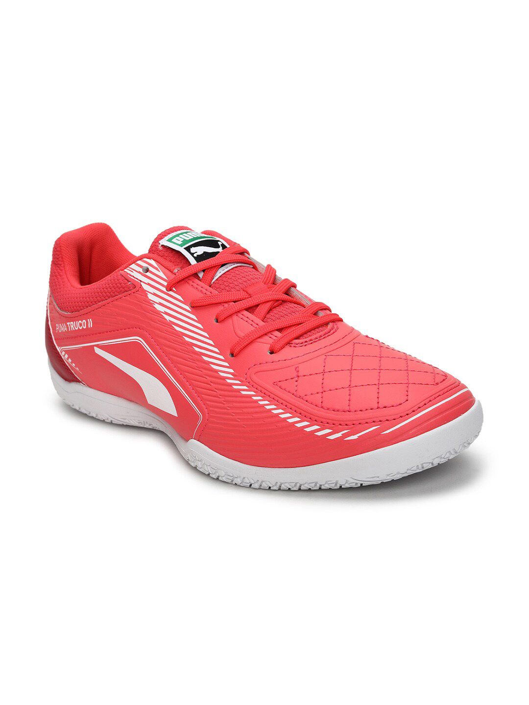 Puma Unisex Red Football Non-Marking TRUCO II Shoes Price in India