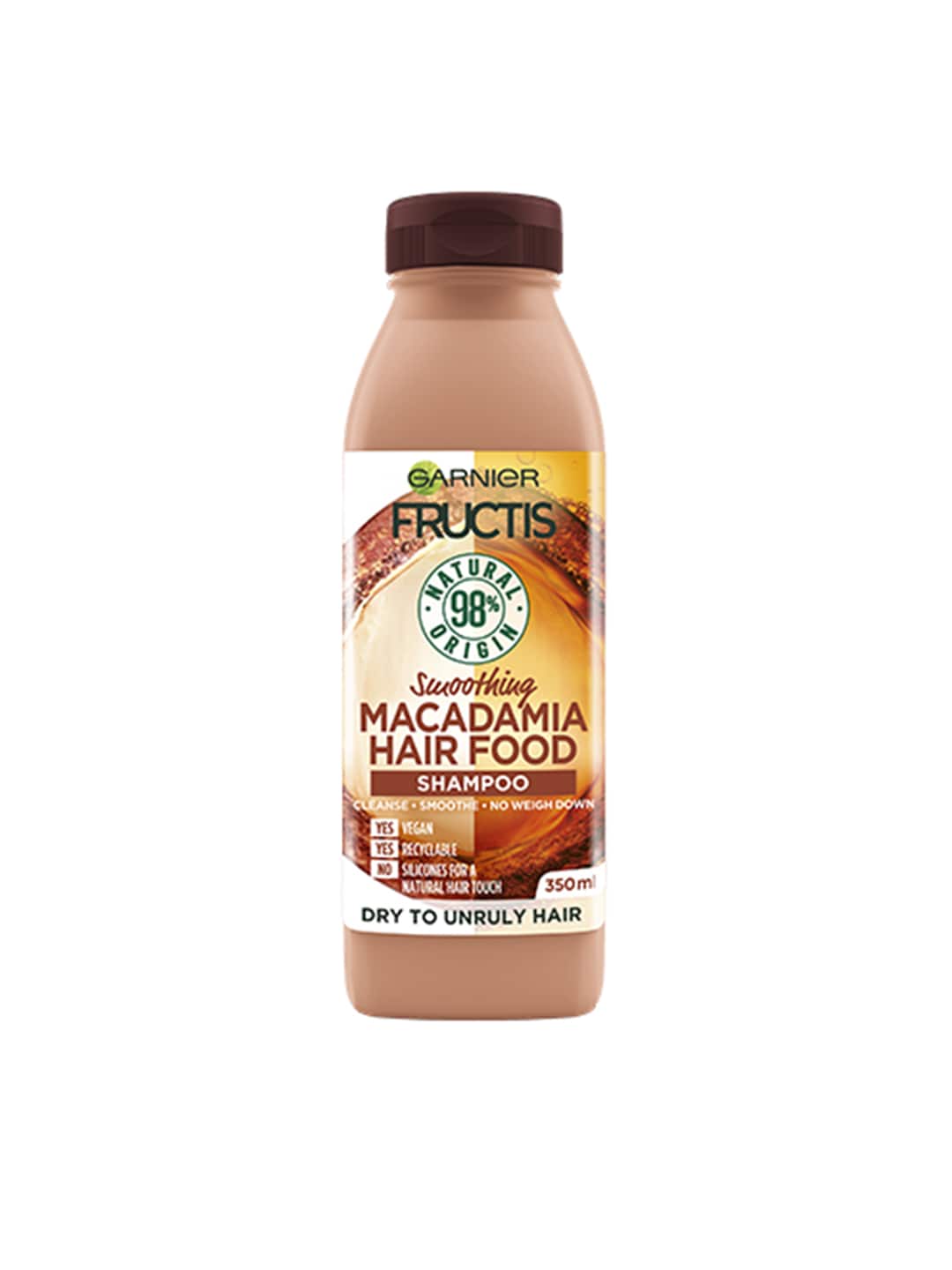 Garnier Fructis Hair Food - Smoothing Macadamia Shampoo For Dry Unruly Hair 350ml Price in India