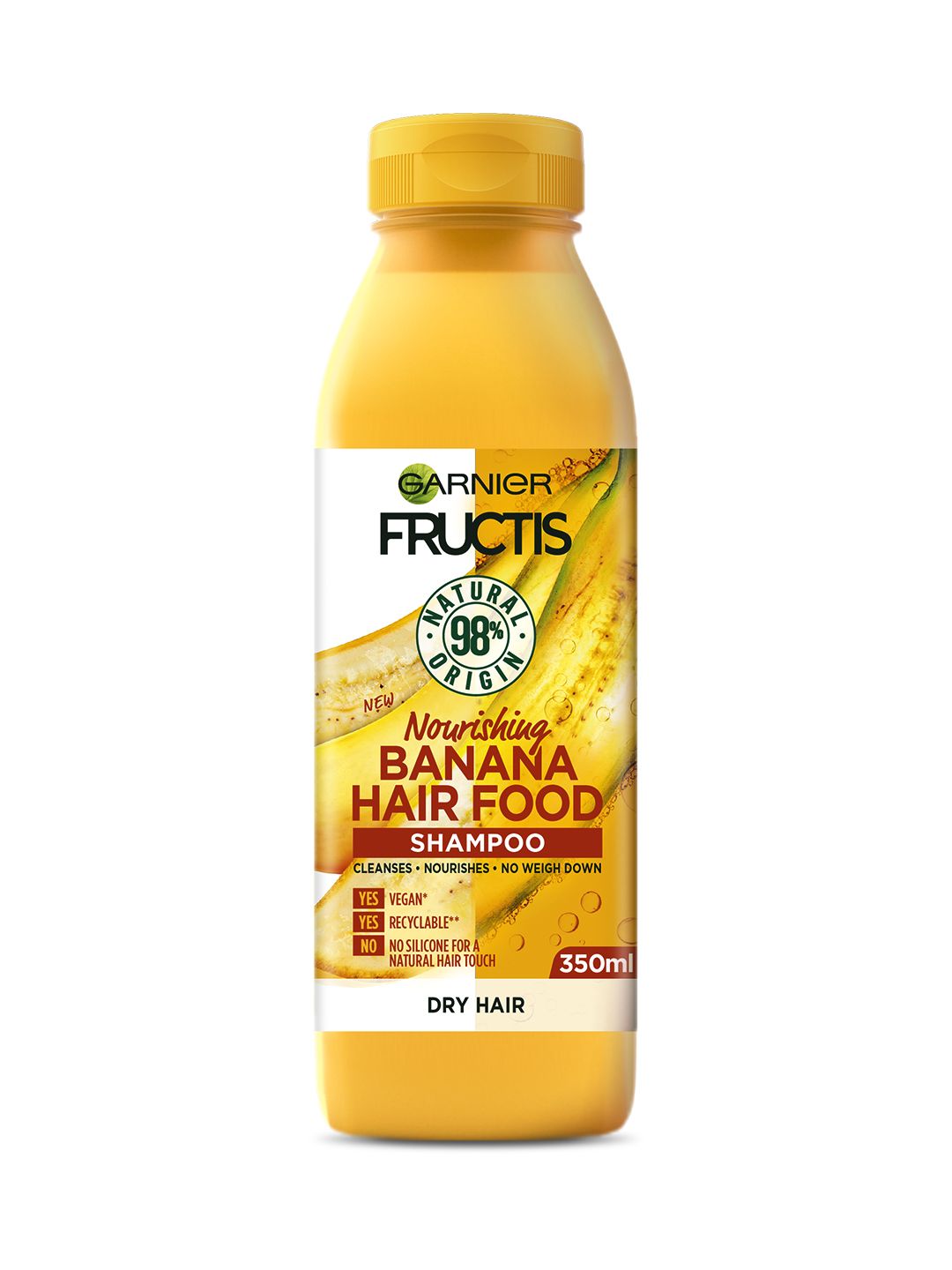 Garnier Fructis Hair Food - Nourishing Banana Shampoo For Dry Hair 350ml Price in India