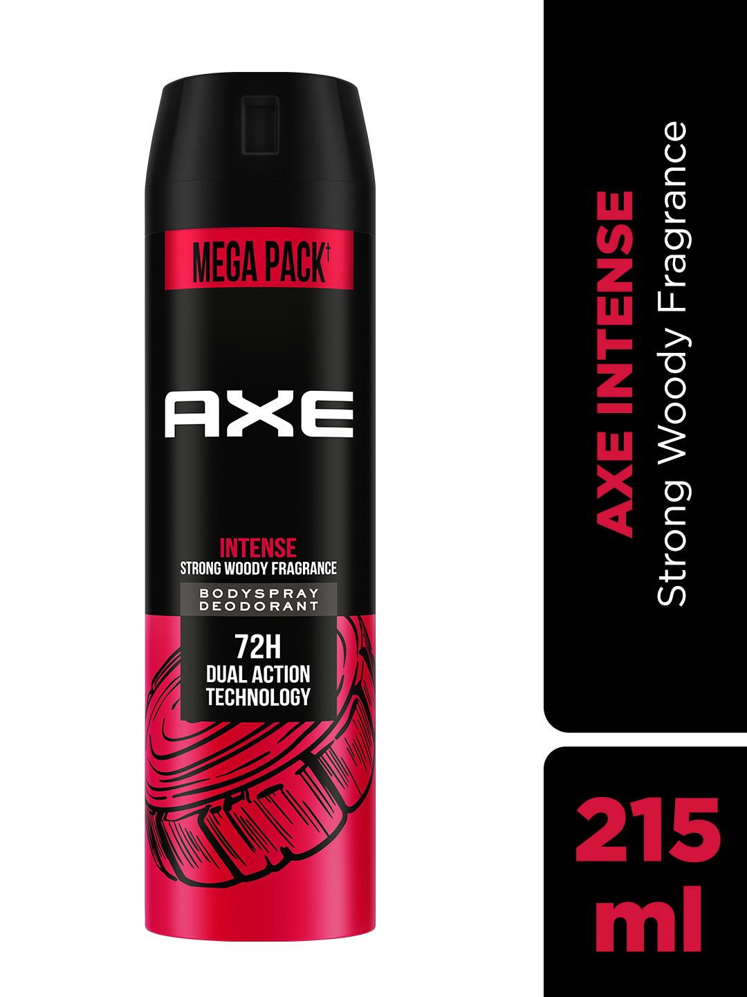 Axe Intense Long Lasting Deodorant Bodyspray For Men 215 ml