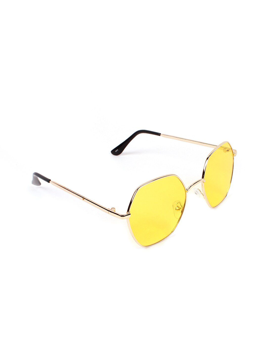 FUZOKU Unisex Yellow Lens & Gold-Toned Full Rim Other Sunglasses FZKSS2020SG0277- Price in India