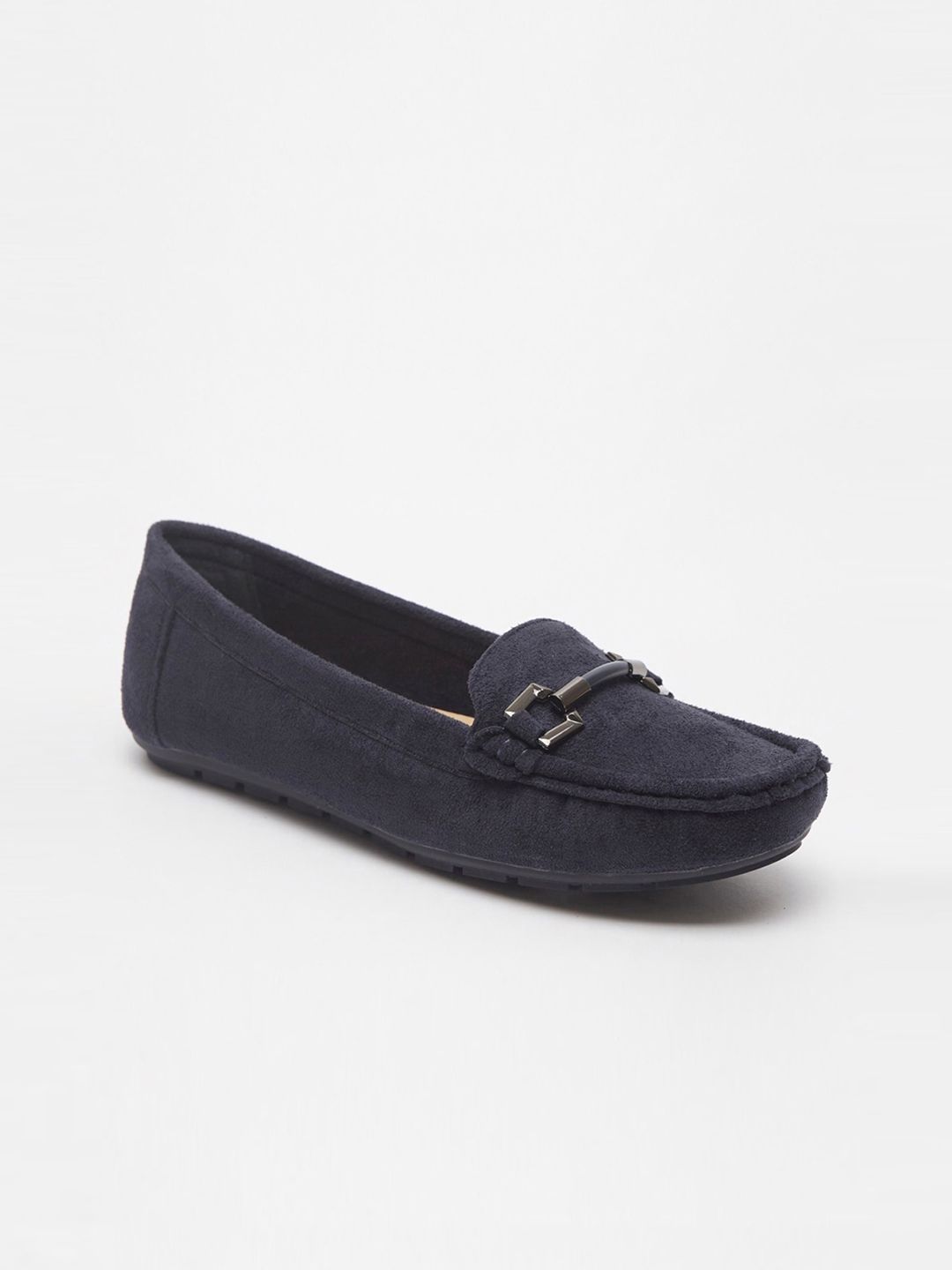 shoexpress Women Blue Loafers Price in India