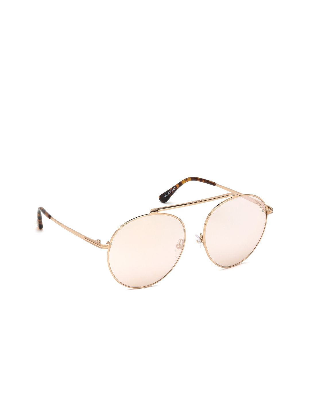 Tom Ford Women Pink Lens Round Sunglasses with UV Protected Lens FT0571 58 28G Price in India