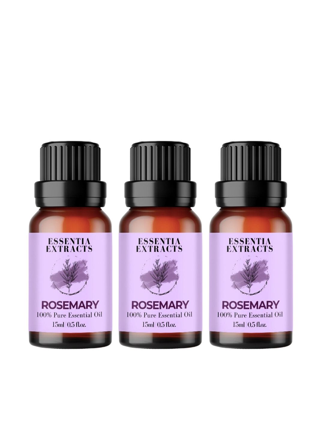 ESSENTIA EXTRACTS Unisex Combo of 3 Rosemary Essential Oils 45ml Price in India