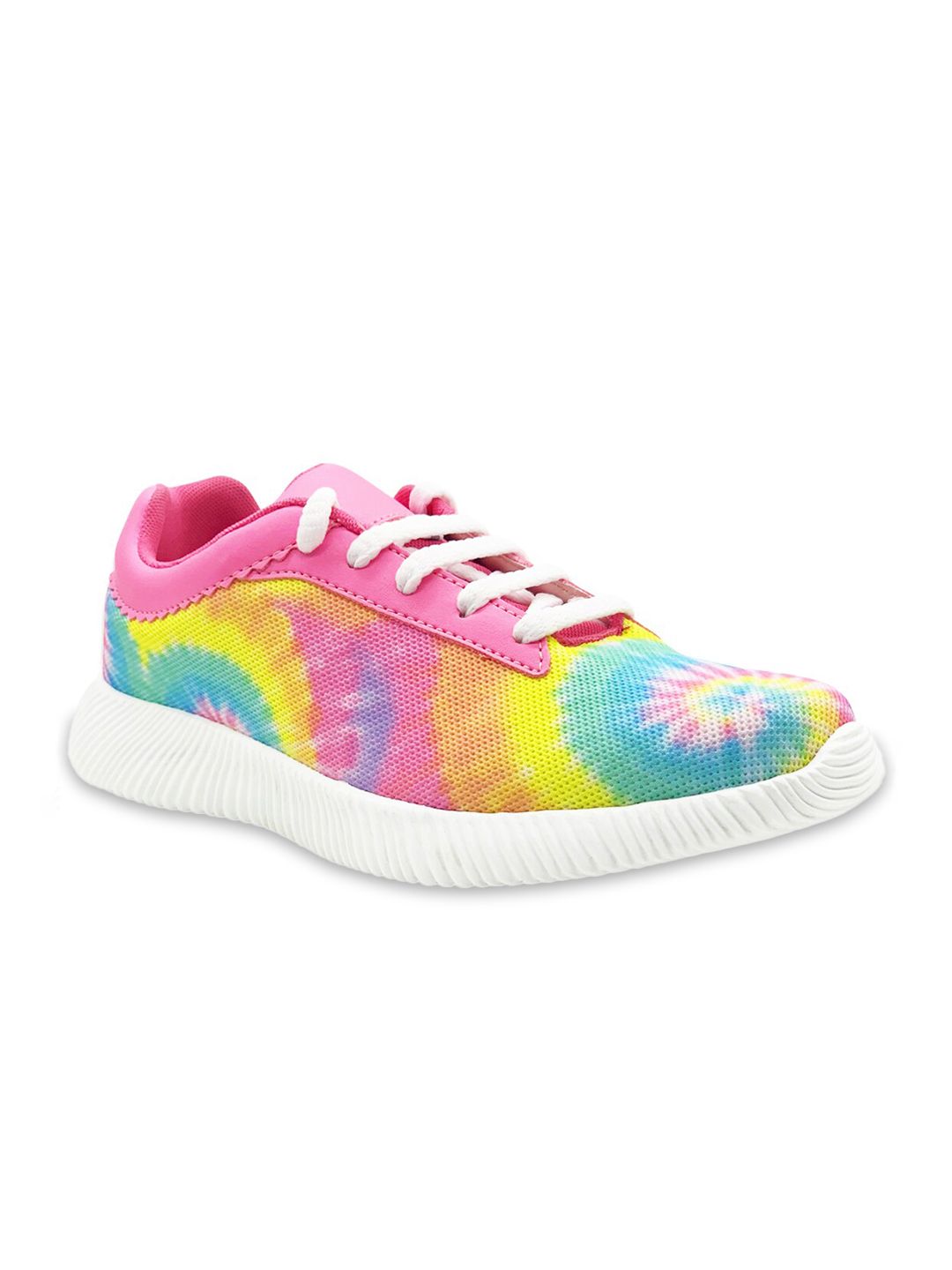 KazarMax Women Multicoloured Tie Dye Mesh Walking Non-Marking Shoes Price in India