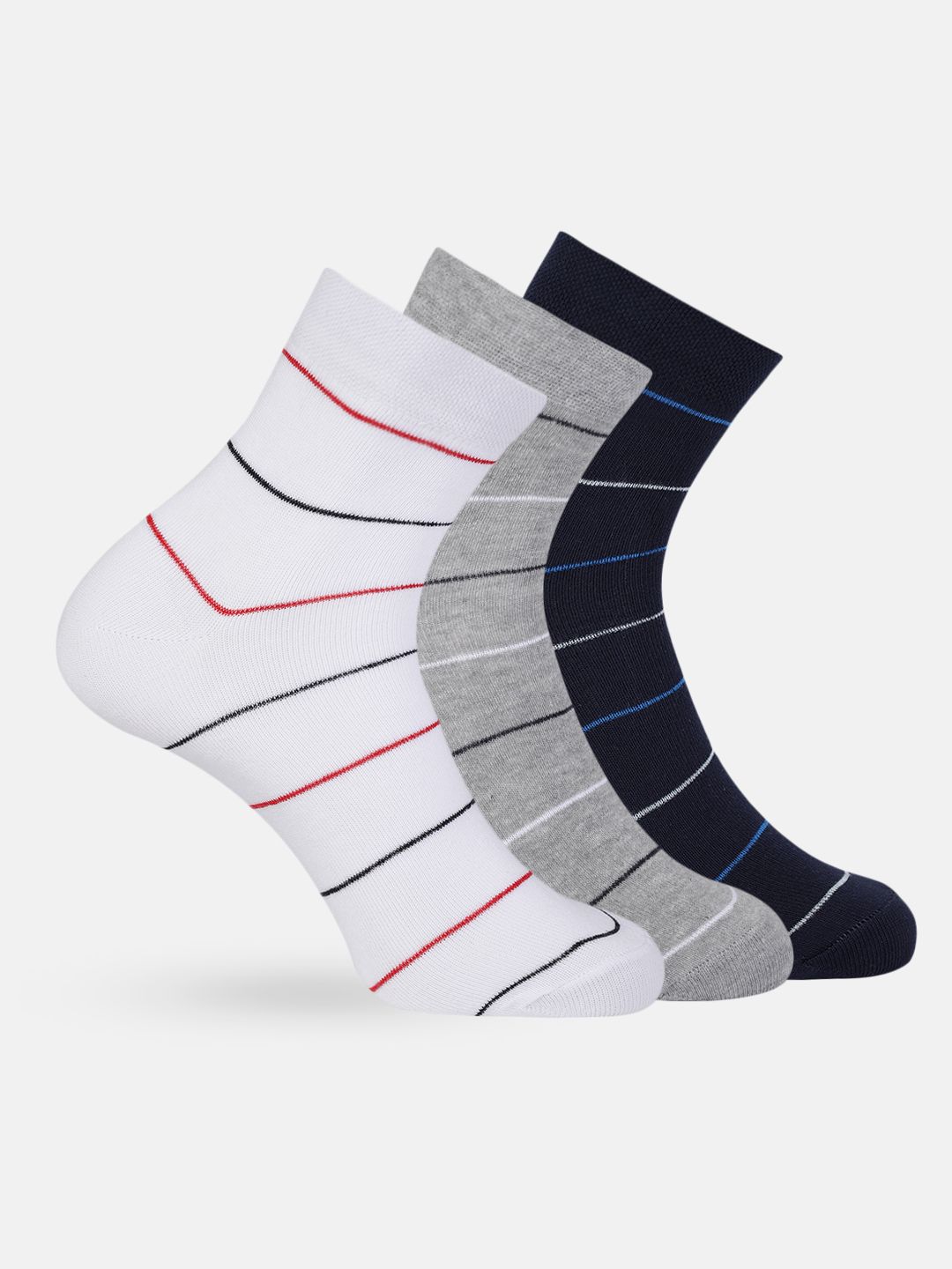 Mast & Harbour Men Set of 3 Above Ankle-Length Socks