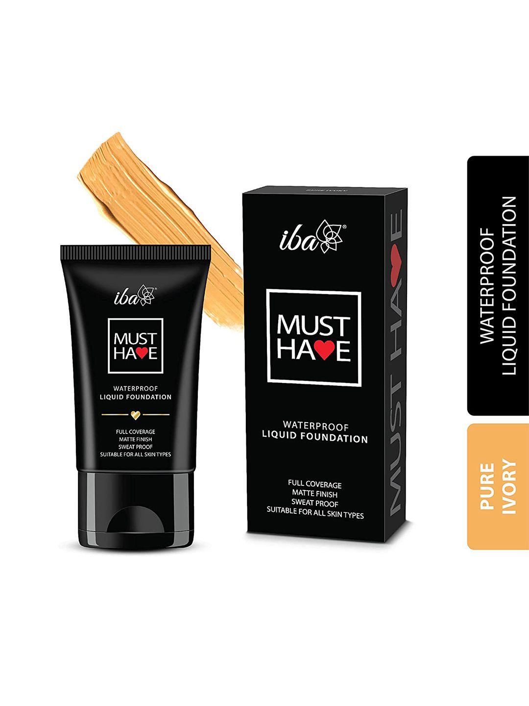 Iba Women Must Have Waterproof Liquid Foundation Pure Ivory