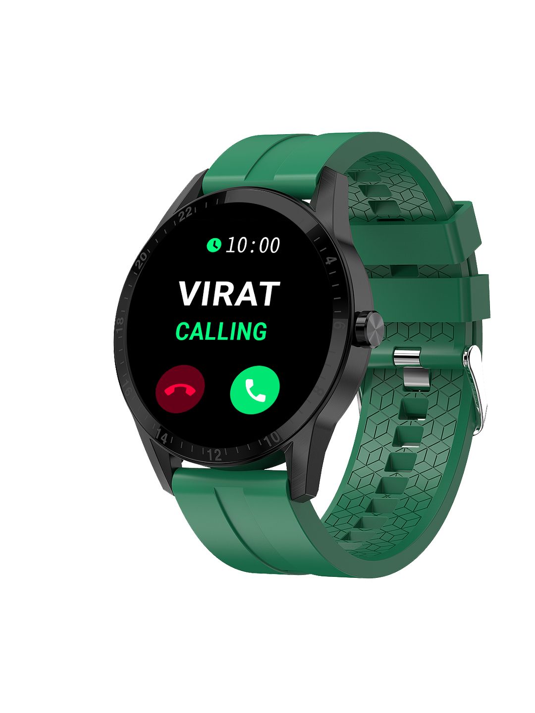 Fire-Boltt Talk Unisex Bluetooth Calling Smartwatch 04BSWAAY - Green Price in India