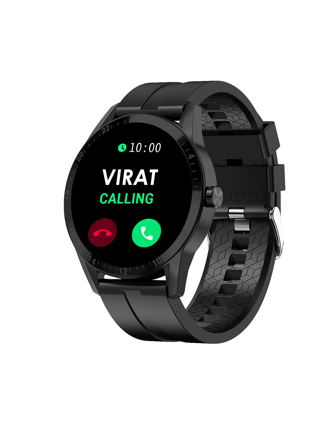 Fire-Boltt Talk Unisex Bluetooth Calling Smartwatch 04BSWAAY - Black Price in India