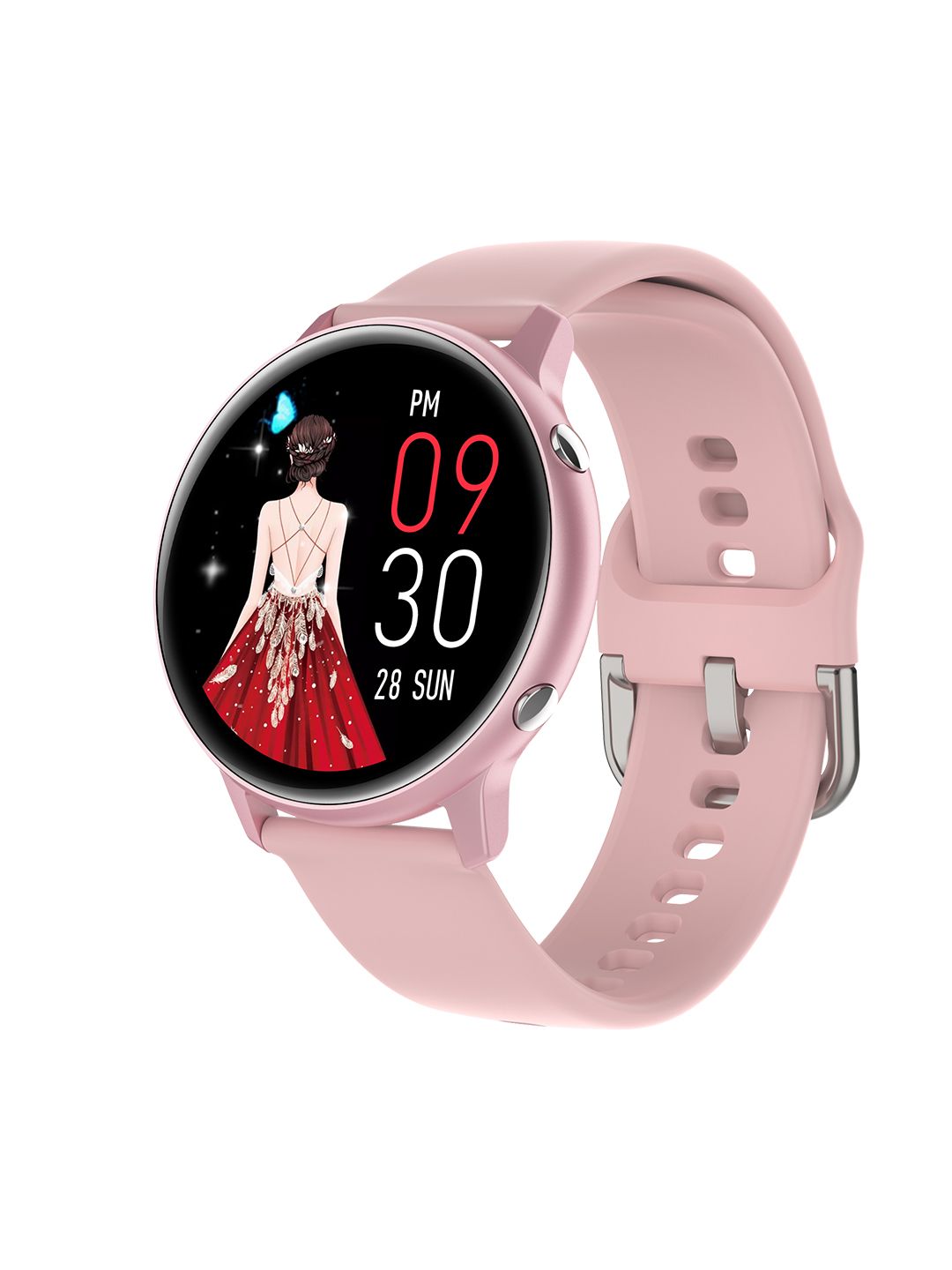 Fire-Boltt Constellation Full Touch Women SmartWatch 08BSWAAY - Pink Price in India