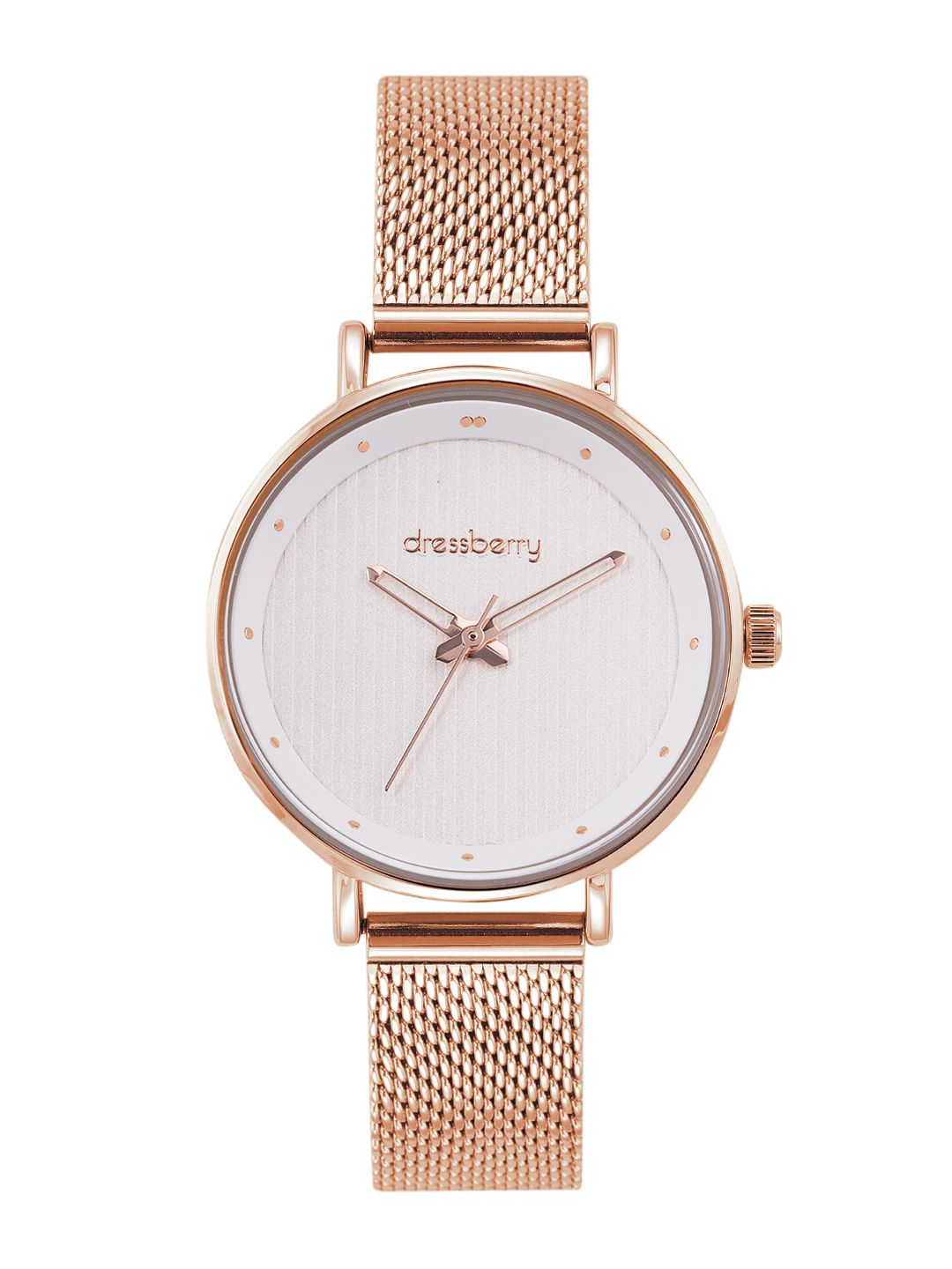 DressBerry Women Silver-Toned Analogue Watch MFB-PN-CHR-S2172 Price in India
