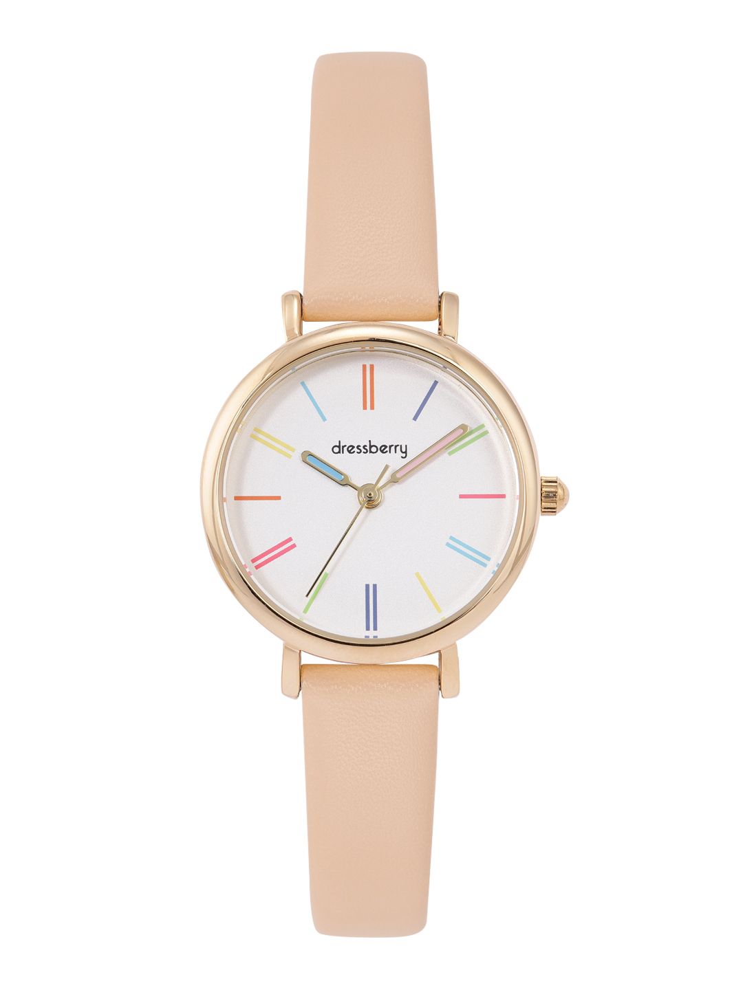DressBerry Women Cream-Coloured Analogue Watch MFB-PN-WTH-2136 Price in India