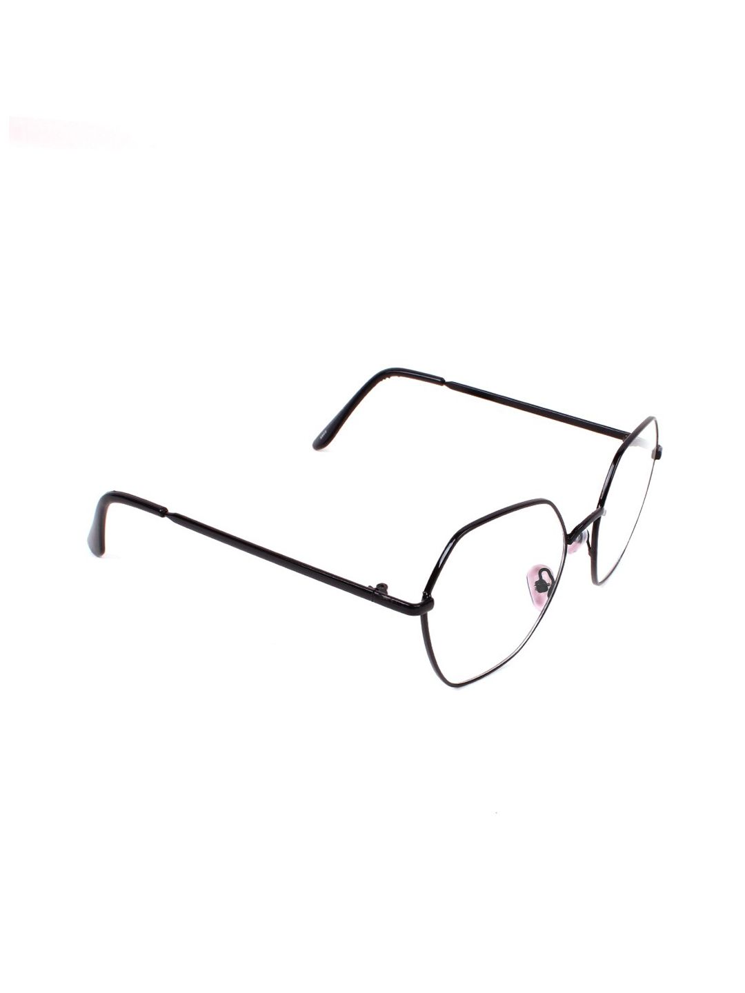 FUZOKU Unisex Clear Lens & Black Square Sunglasses FZKSS2020SG0272 Price in India