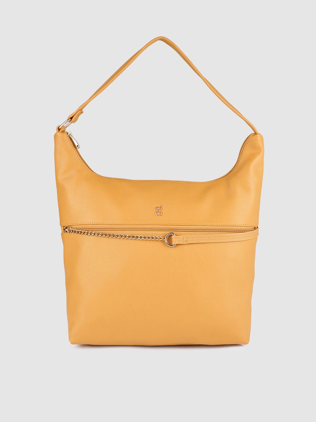 Baggit Yellow Women Solid Hobo Bag Price in India