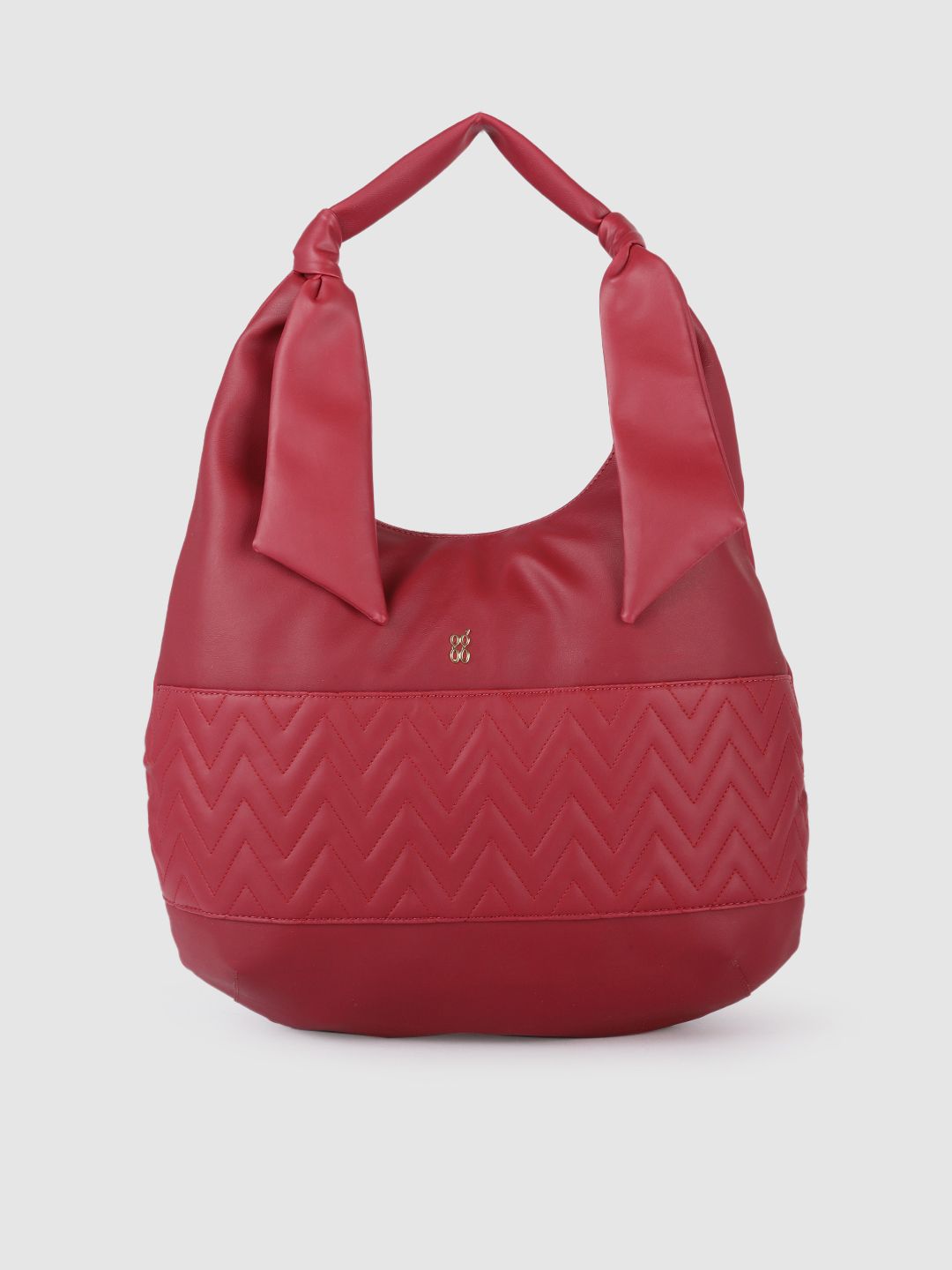 Baggit Red Quilted Hobo Bag Price in India