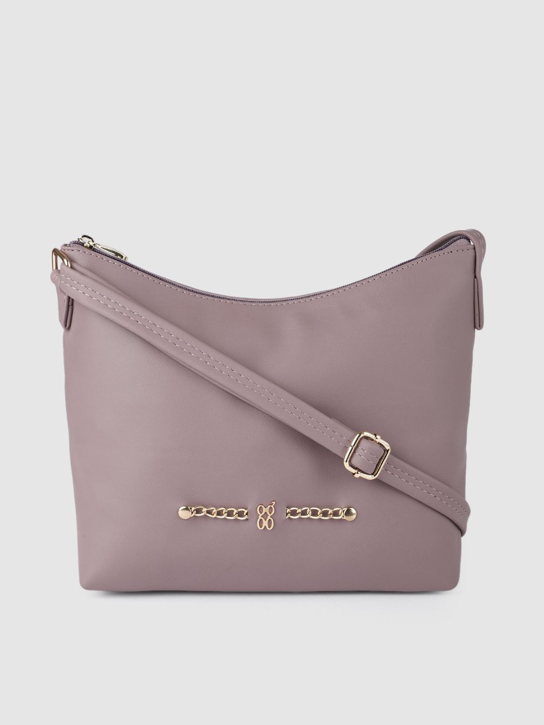 Baggit Purple Solid Sling Bag Price in India