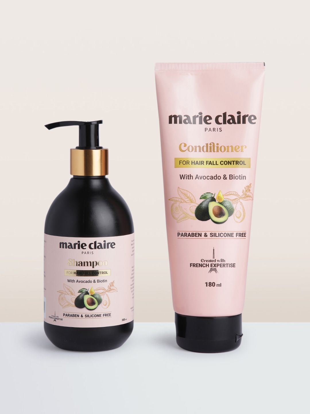 Marie Claire Set of Hair Fall Control Shampoo & Conditioner with Avocado & Biotin 480 ml Price in India
