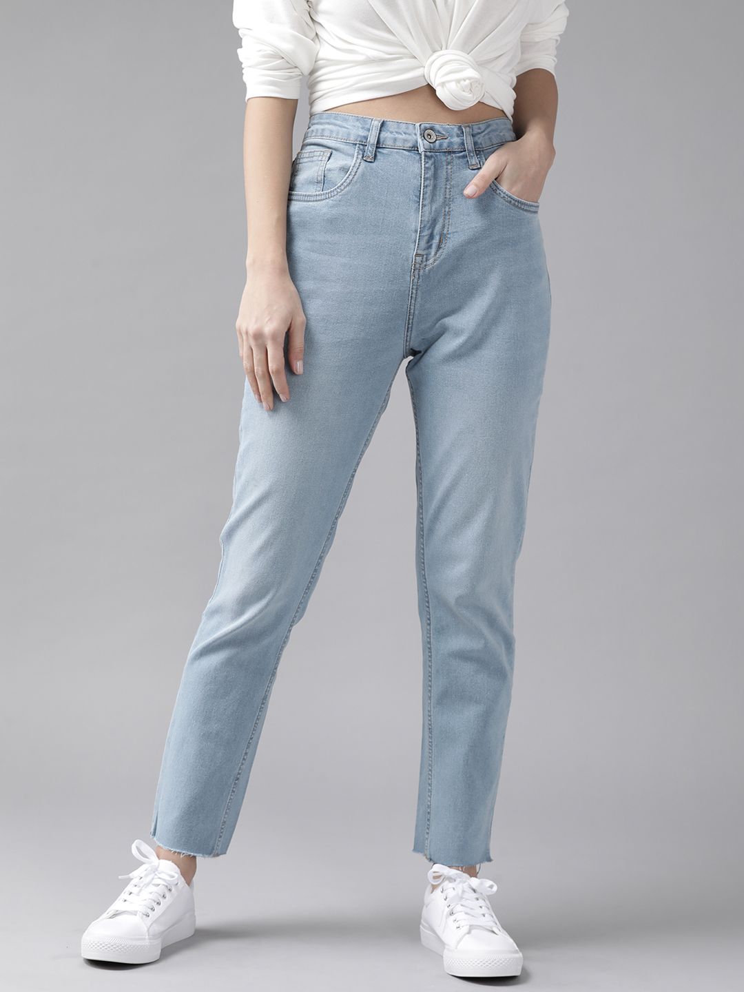 The Roadster Lifestyle Co Women Blue Stretchable Jeans Price in India