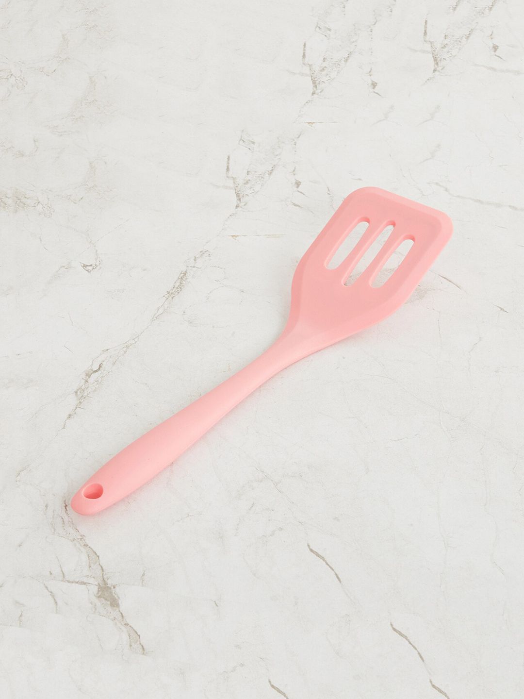 Home Centre Bakers Pride Pink Solid Silicone Slotted Turner Price in India