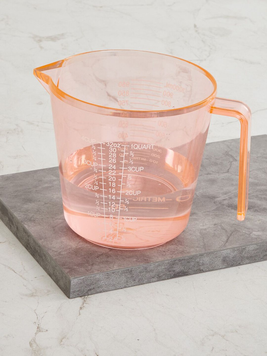 Home Centre Sweetshop Peach Solid Measuring Cup Price in India